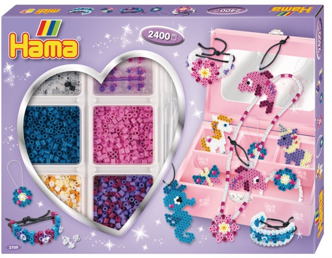 Hama Beads 2400 Piece Purple Activity Box
