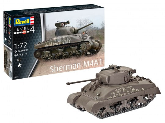 Sherman M4A1 1:72 Scale Kit