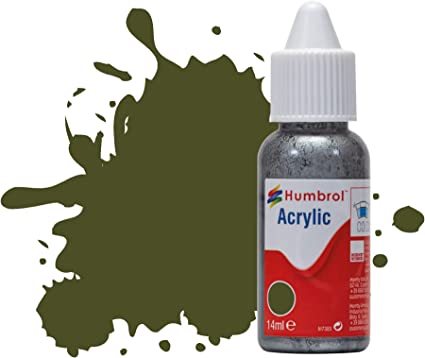Humbrol Acrylic 66 Olive Drab - Matt
