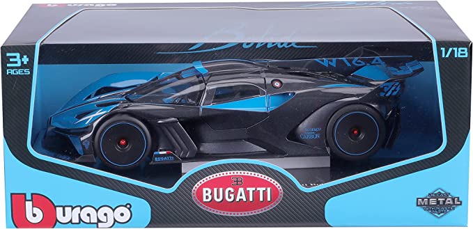 Burago Bugatti Bolide Blue 1:18 Scale Diecast
