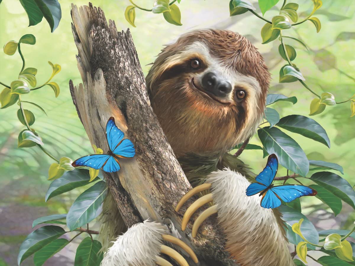 Sloth 63 Piece 3D Jigsaw Puzzle