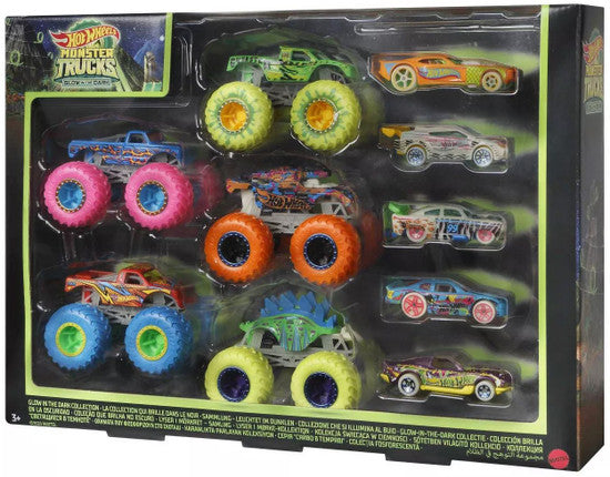 Hot Wheels Monster Trucks Bundle Glow in Dark