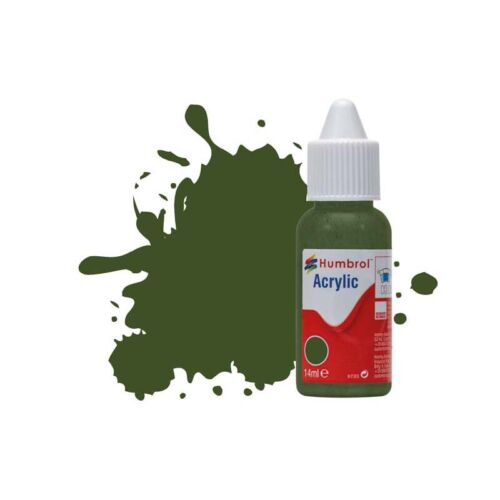 Humbrol Acrylic 242 Rlm 71 Dunkelgrun Matt