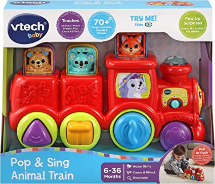 VTech Pop & Sing Animal Train