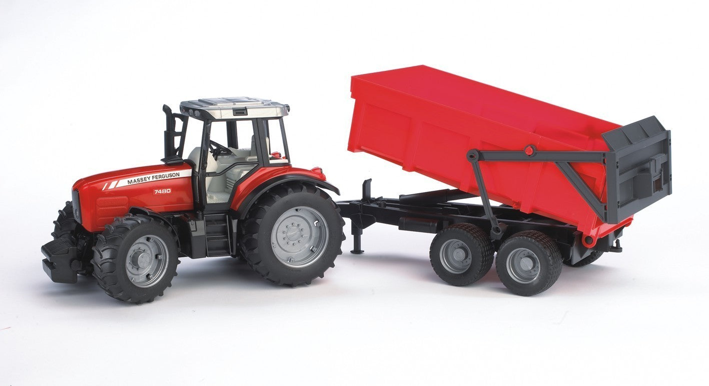 Bruder Massey Ferguson 7480 Tractor & Trailer