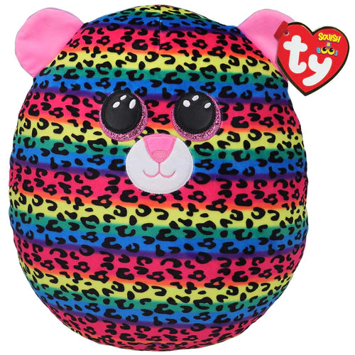 Dotty Leopard Squishy Beanie 10"