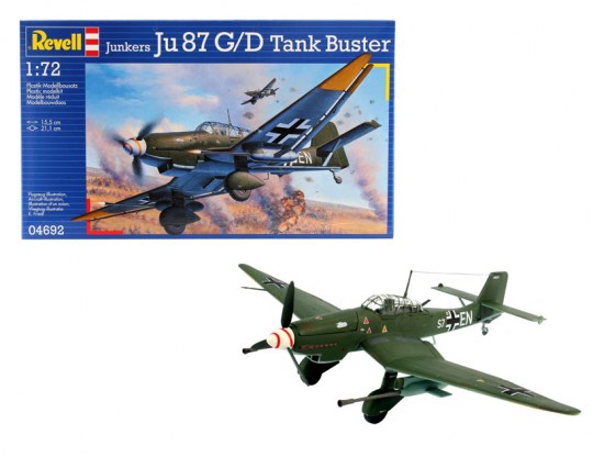 Junkers Ju 87 G/D Tank Buster 1:72 Scale Kit