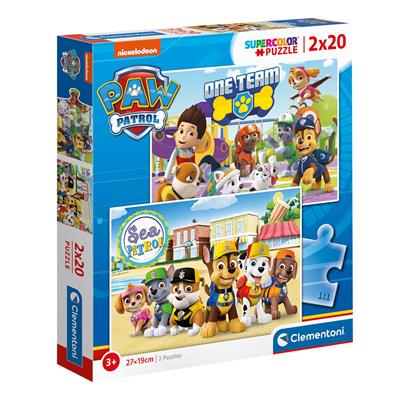 Clementoni Paw Patrol 2x20 Piece Jigsaw Puzzle