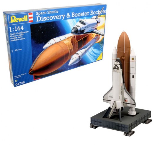 Space Shuttle Discovery & Booster 1:144 Scale Kit