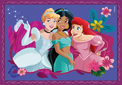 Clementoni Disney Princess 4 in 1 Jigsaw Puzzle