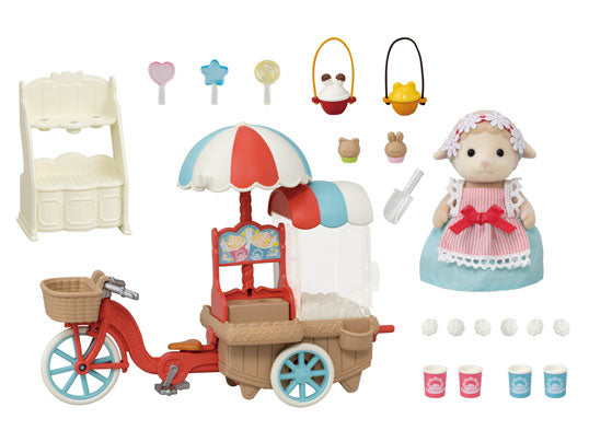 Sylvanian Families Popcorn Delivery Trike