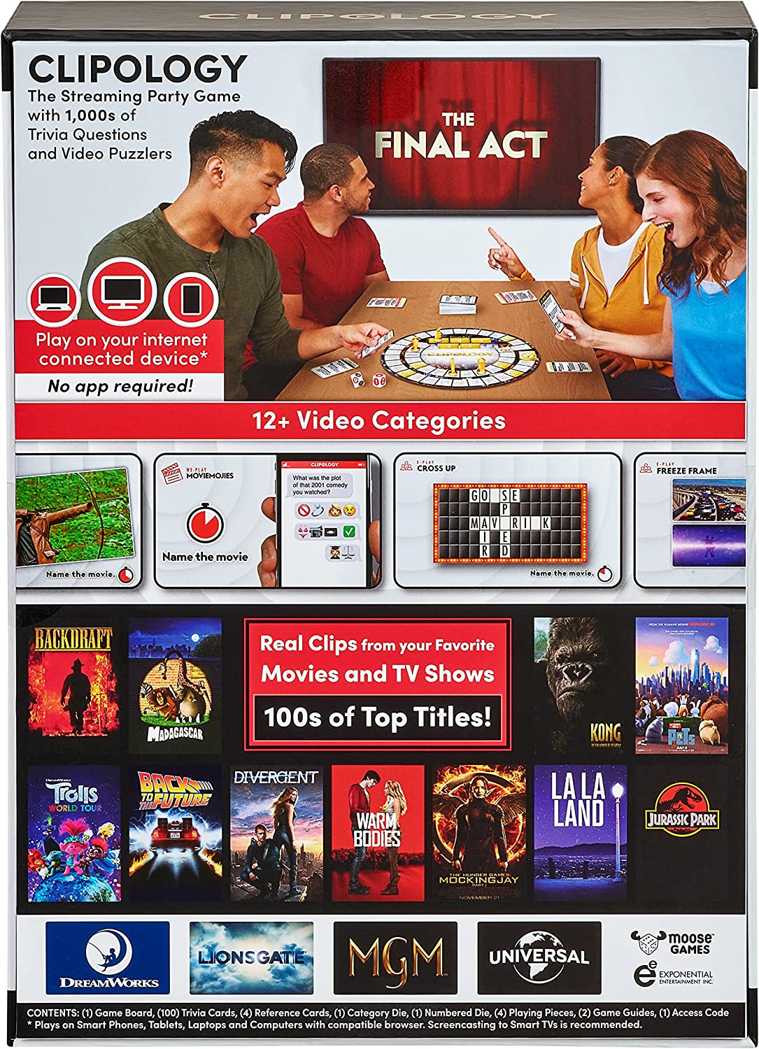 Clipology The Premier Streaming Board Game