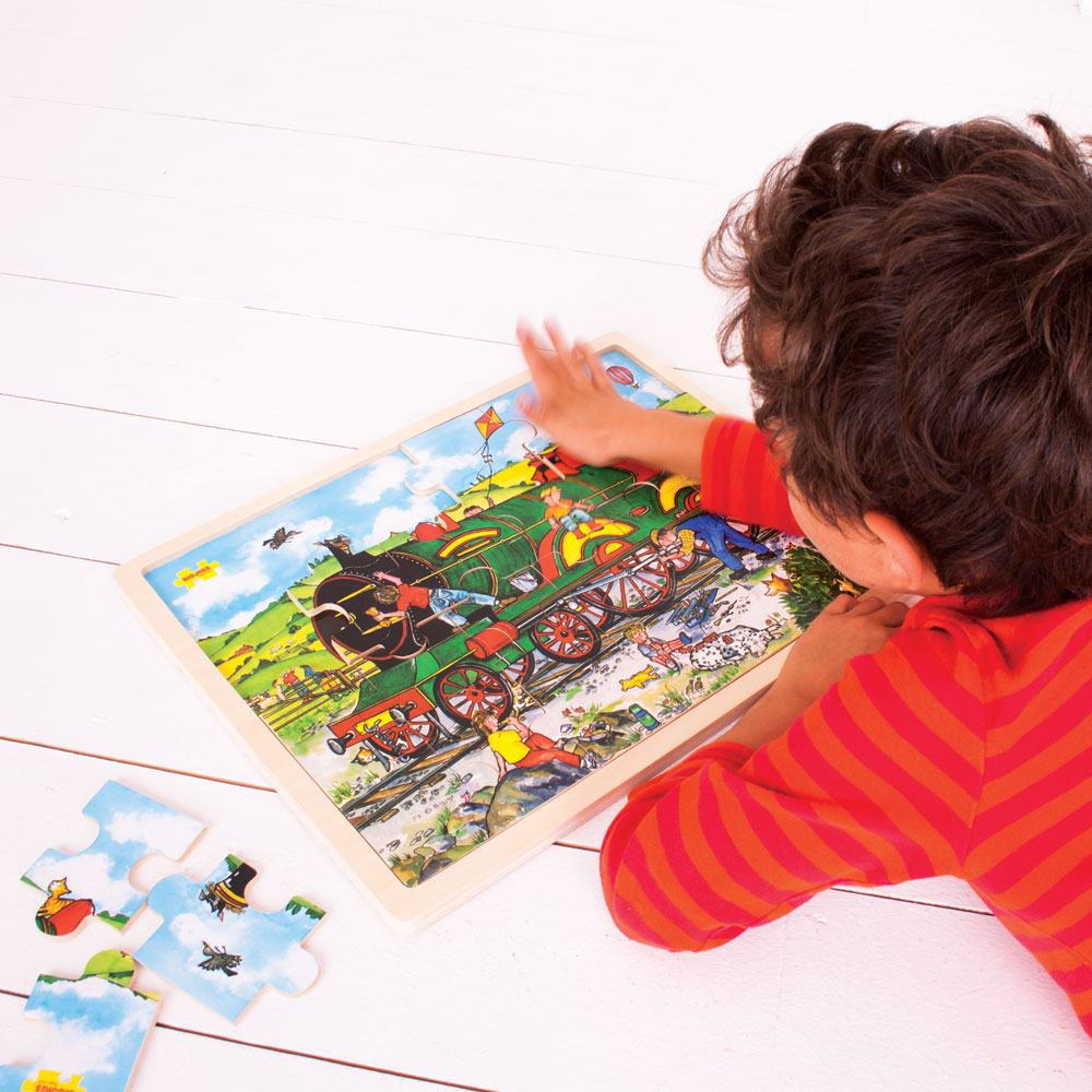 24 Piece Tray Puzzle - Train