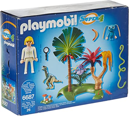 Playmobil Super 4 Lost Island With Alien