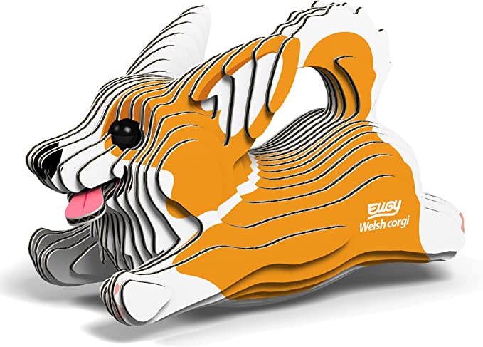 EUGY Welsh Corgi 3D Puzzle