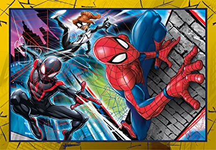 Clementoni Spiderman 4 in 1 Jigsaw Puzzle