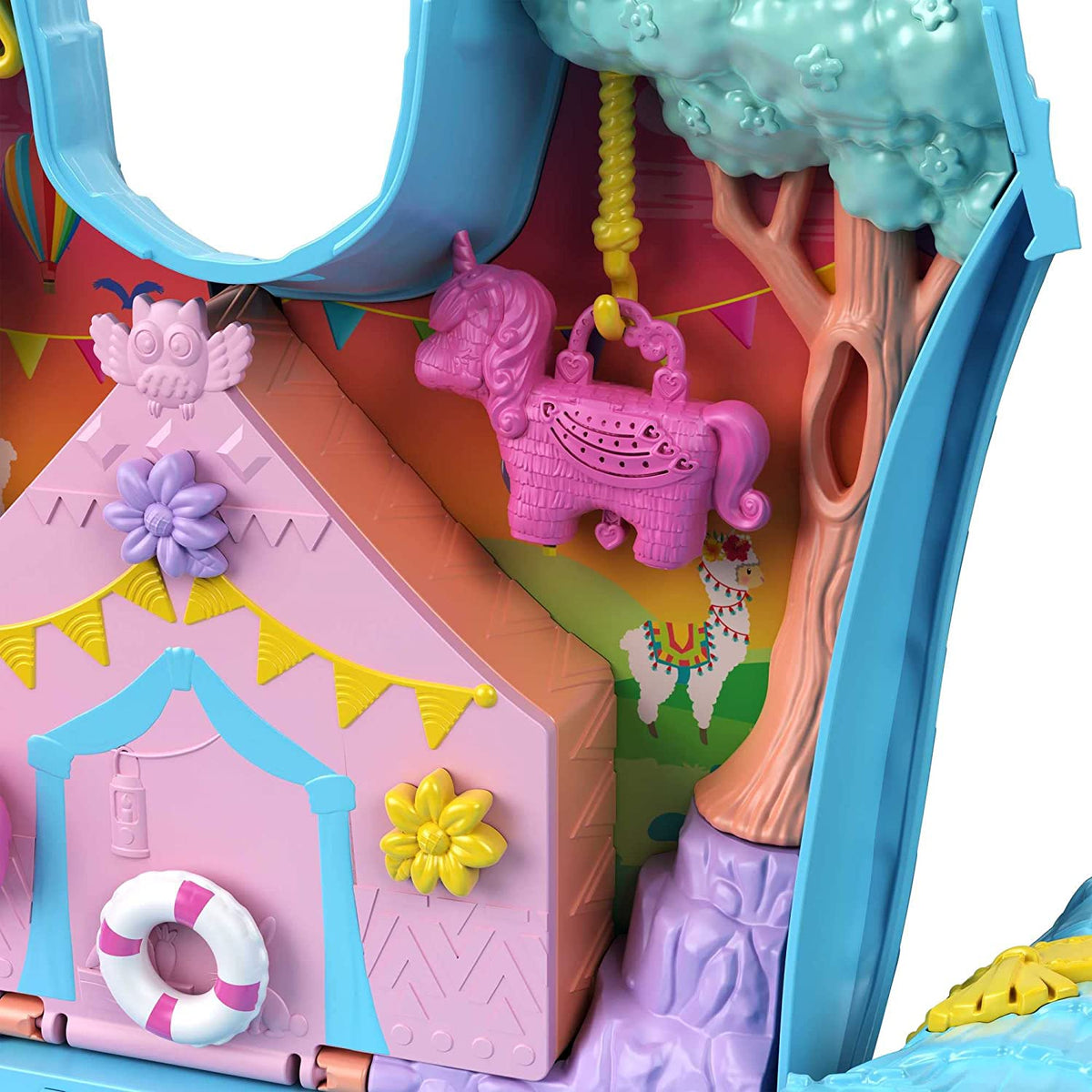 Polly Pocket Pajama Party Llama Party