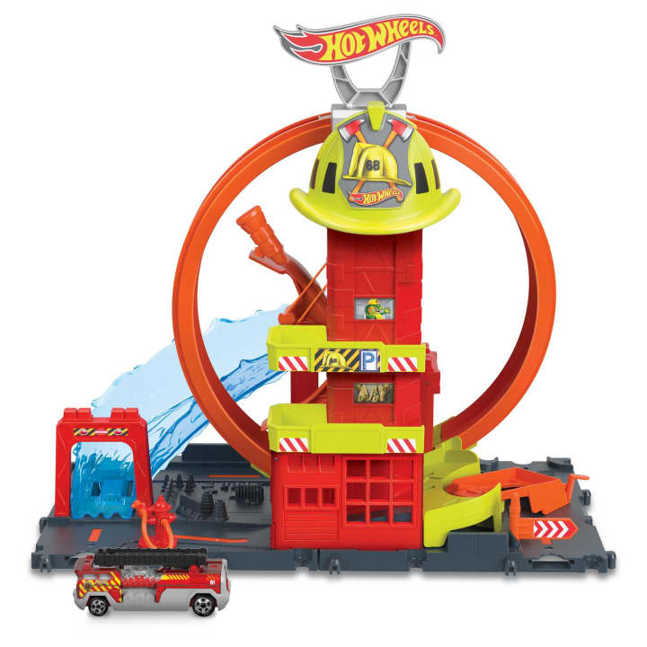 Hot Wheels City Super Fire Station Play Set