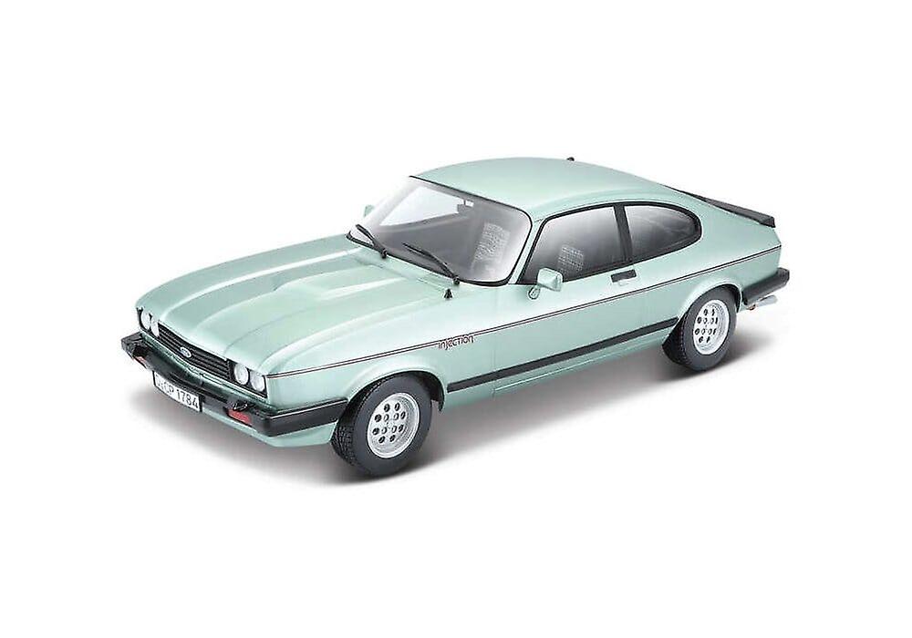 Bburago Ford Capri Green 1:24 Die Cast Model