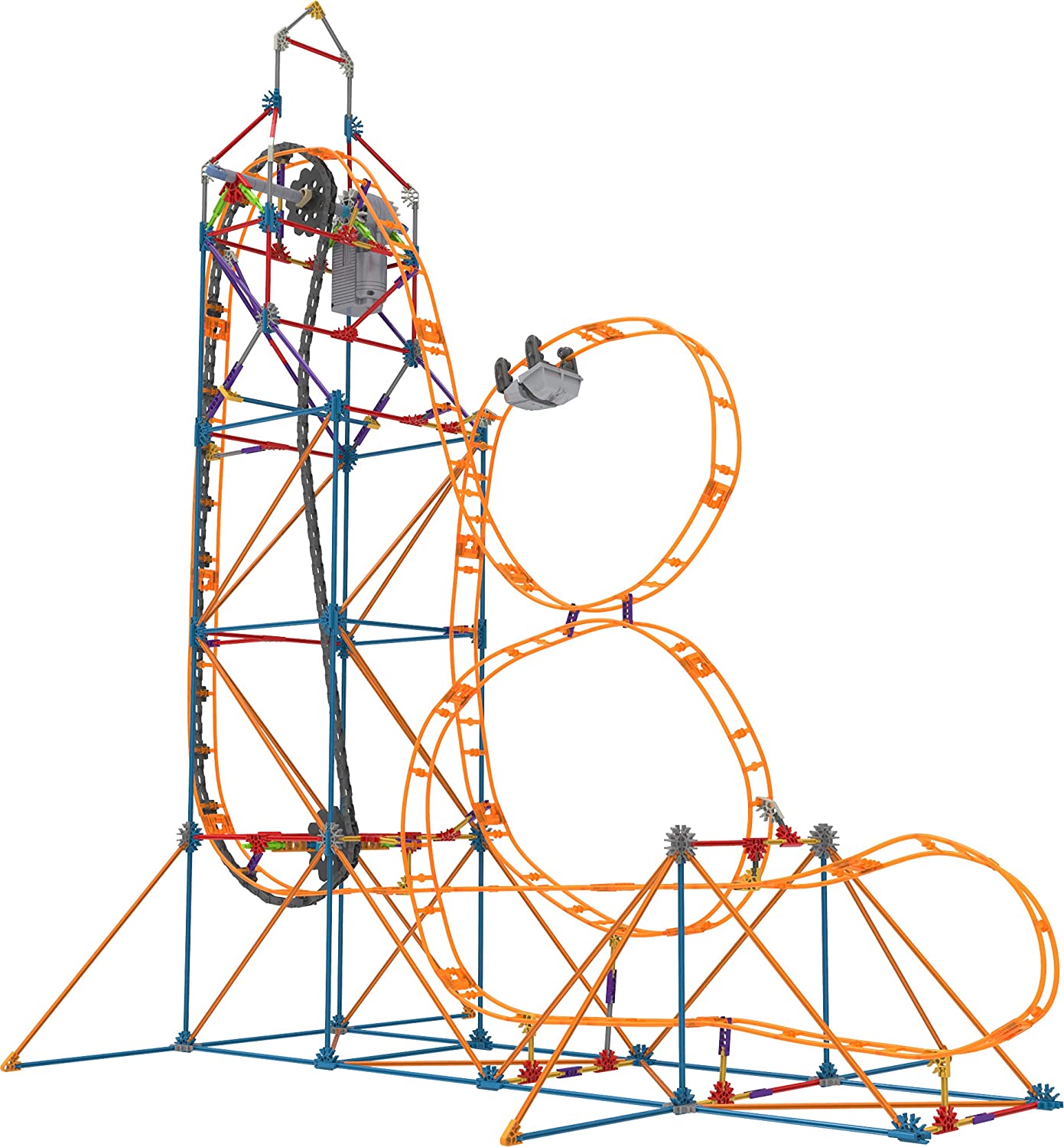 Knex Amazing 8 Roller Coaster Building Set