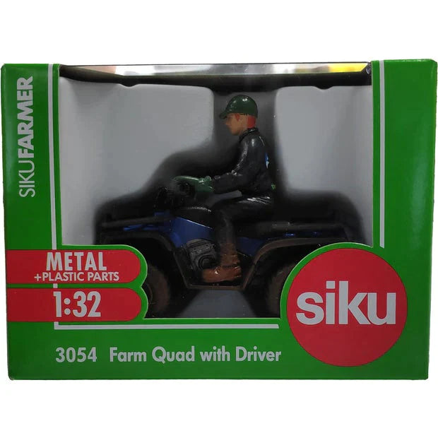 Siku 1:32 Quad Bike With Figure - Farm Version