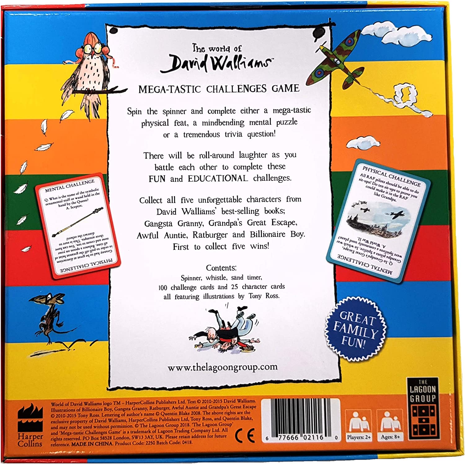 David Walliams Mega-Tastic Challenges Game