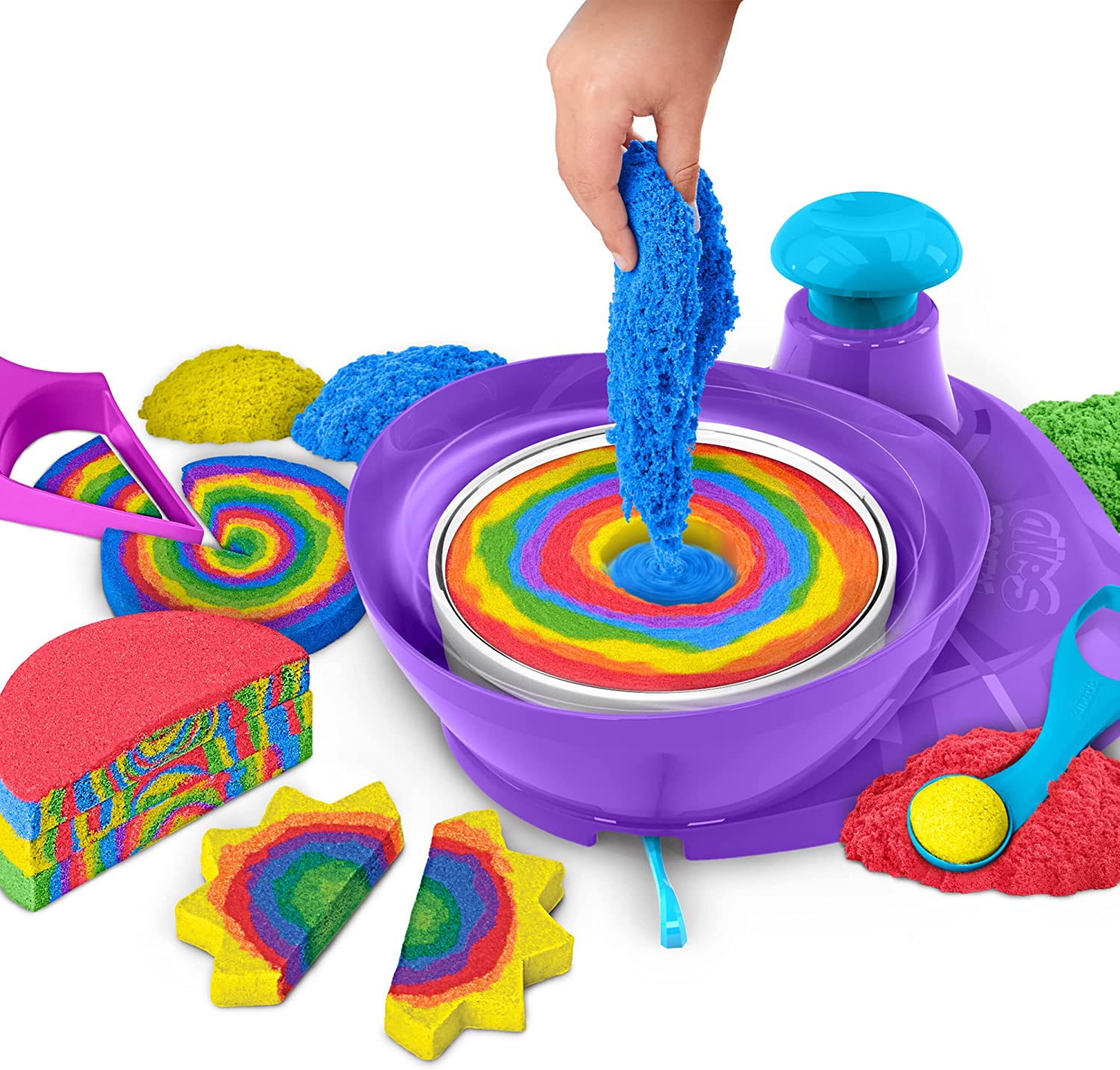 Kinetic Sand Swirl N Surise Set