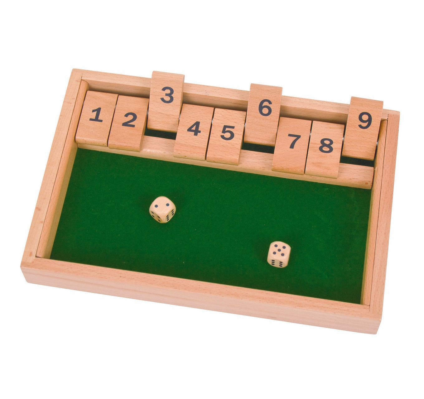 Shut The Box Wooden Game
