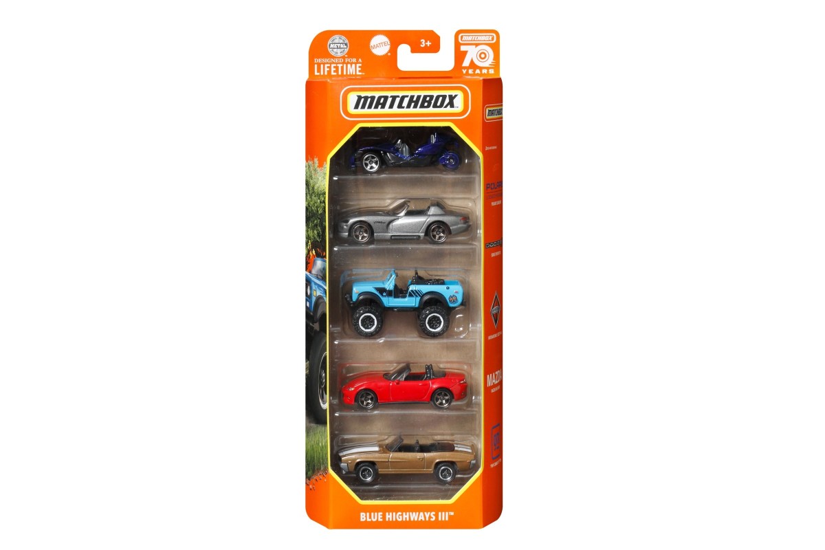 Matchbox 5 Car Pack