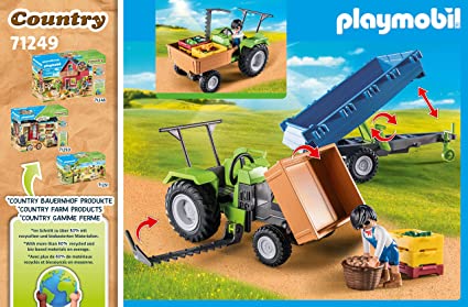 Playmobil Harvester Tractor with Trailer