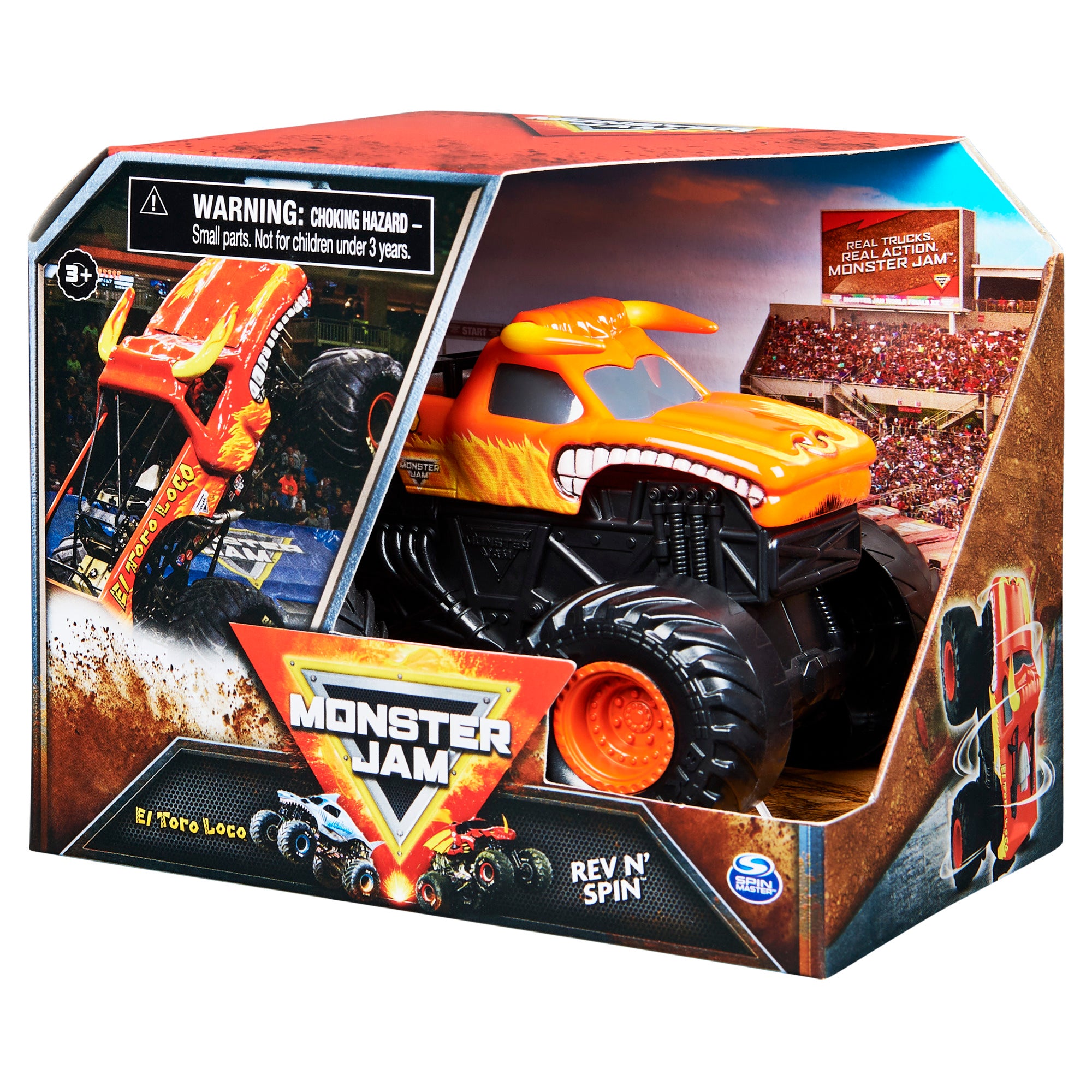 Monster Jam Rev N Spin Assorted