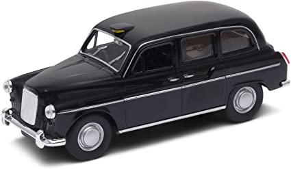 London Black Cab Pull Back Die Cast Model