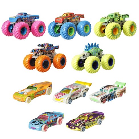 Hot Wheels Monster Trucks Bundle Glow in Dark