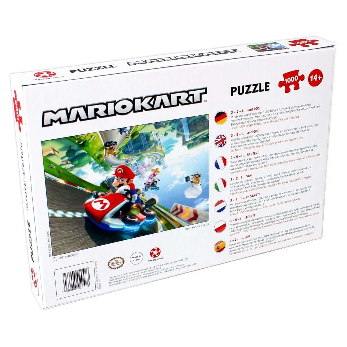 Mario Cart Fun Racers 1000 Piece Jigsaw
