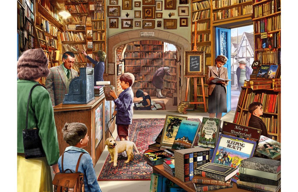 Ye Olde Book Shoppe 1000 Piece Jigsaw Puzzle