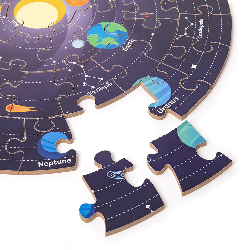 The Solar System Floor Puzzle