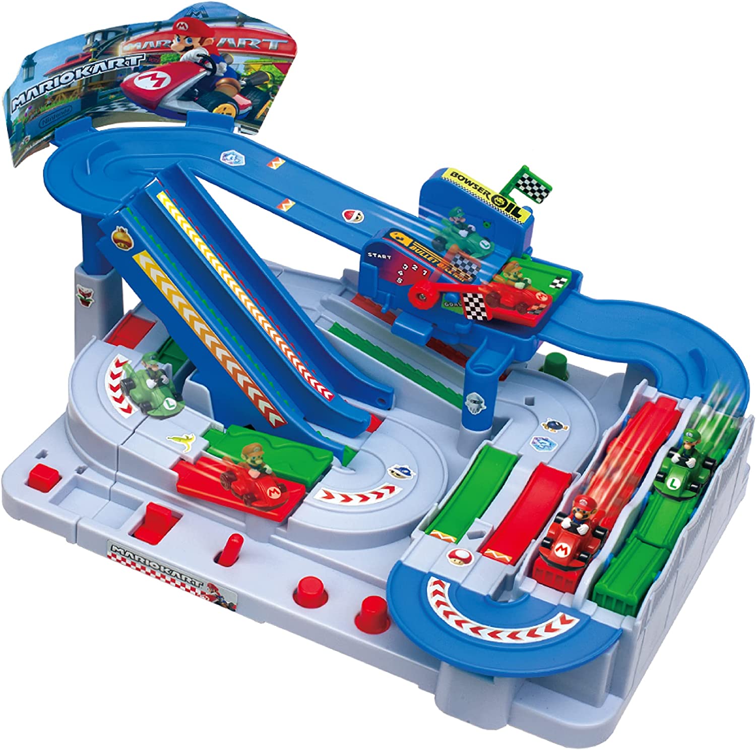 Super Mario Kart Delux Racing Set