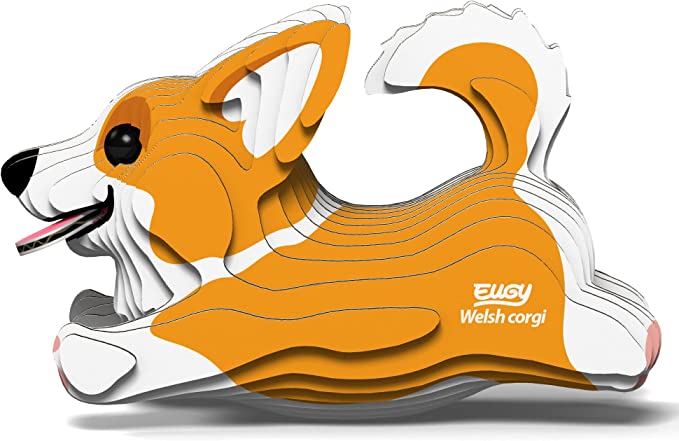 EUGY Welsh Corgi 3D Puzzle