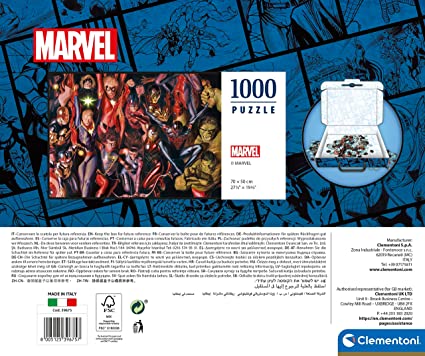 Clementoni Marvel 1000 piece Briefcase Jigsaw