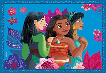 Clementoni Disney Princess 4 in 1 Jigsaw Puzzle