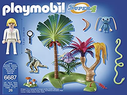 Playmobil Super 4 Lost Island With Alien