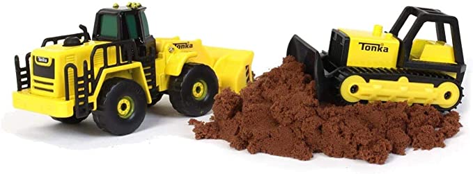 Tonka Metal Movers Bulldozer & Front Loader