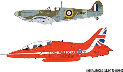 Airfix Spitfire & Red Arrows Hawk