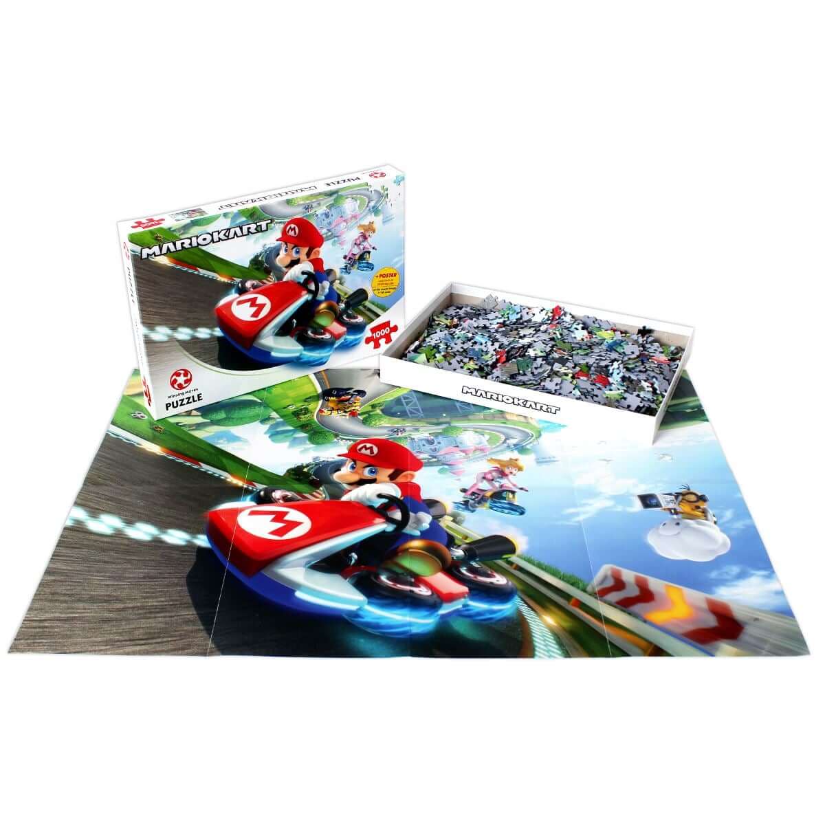 Mario Cart Fun Racers 1000 Piece Jigsaw