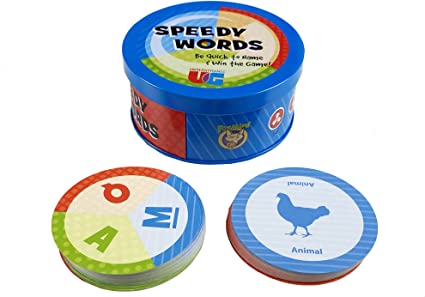 Speedy Words Game in a Tin