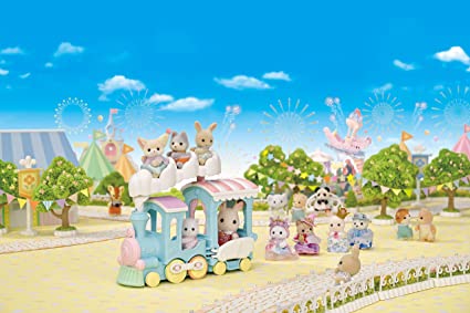 Sylvanian Families Floating Cloud Rainbow Train