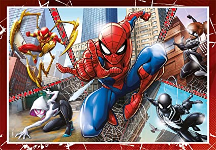 Clementoni Spiderman 4 in 1 Jigsaw Puzzle