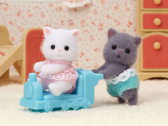 Sylvanian Families Persian Cat Twins