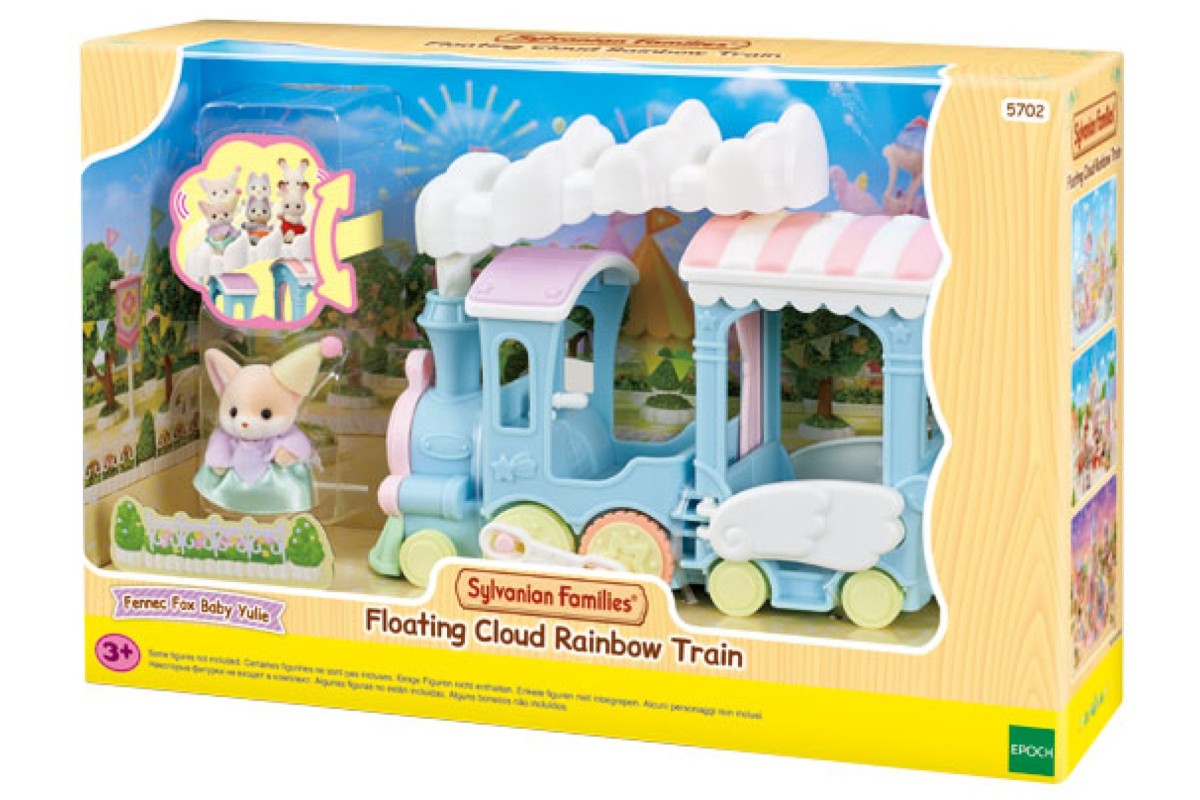 Sylvanian Families Floating Cloud Rainbow Train