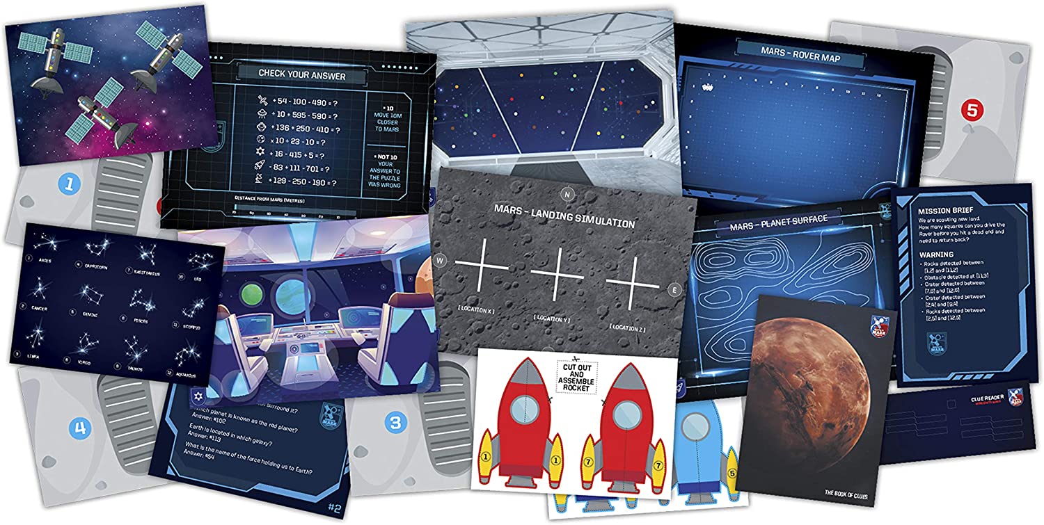 Trapped Escape Room Game Missiom to Mars